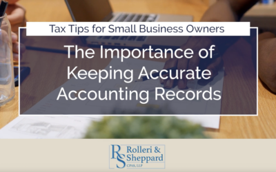 Rolleri Sheppard Video Blog: Tax Tips for Small Business Owners